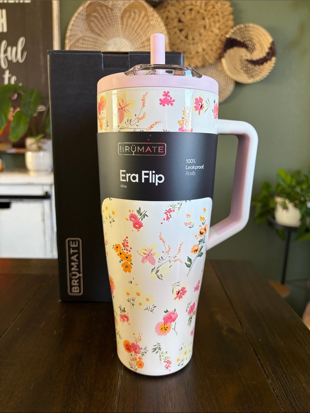BrüMate Era Flip 40oz in Wildflower Whisper! Limited Edition! New!